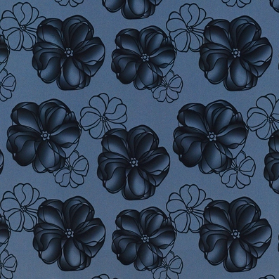 3D Цветы черные